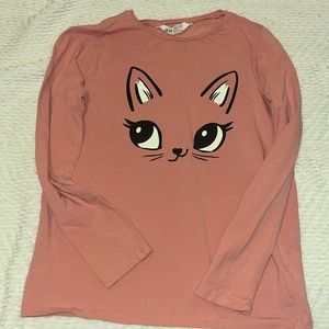 Pink long sleeve h&m tee